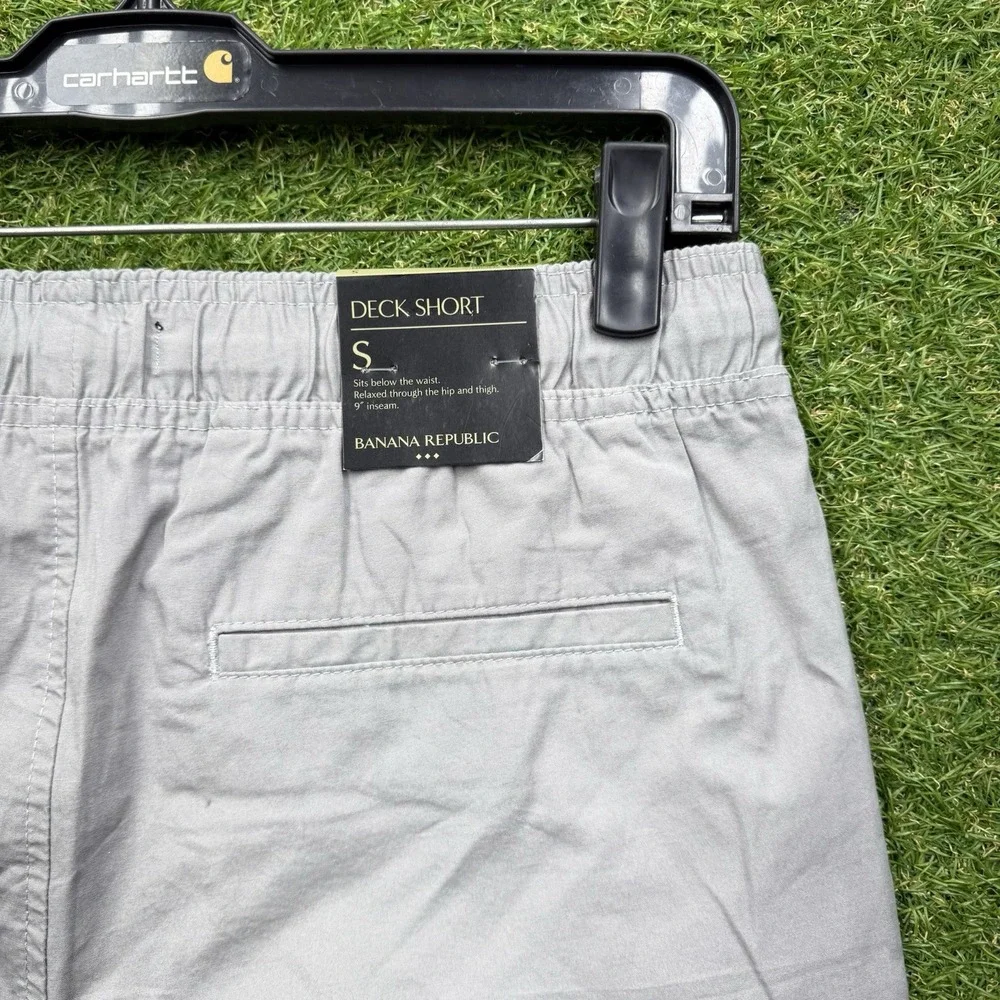 Banana Republic Deck Shorts Mens Small Drawstring Pull On Casual Everyday NWT